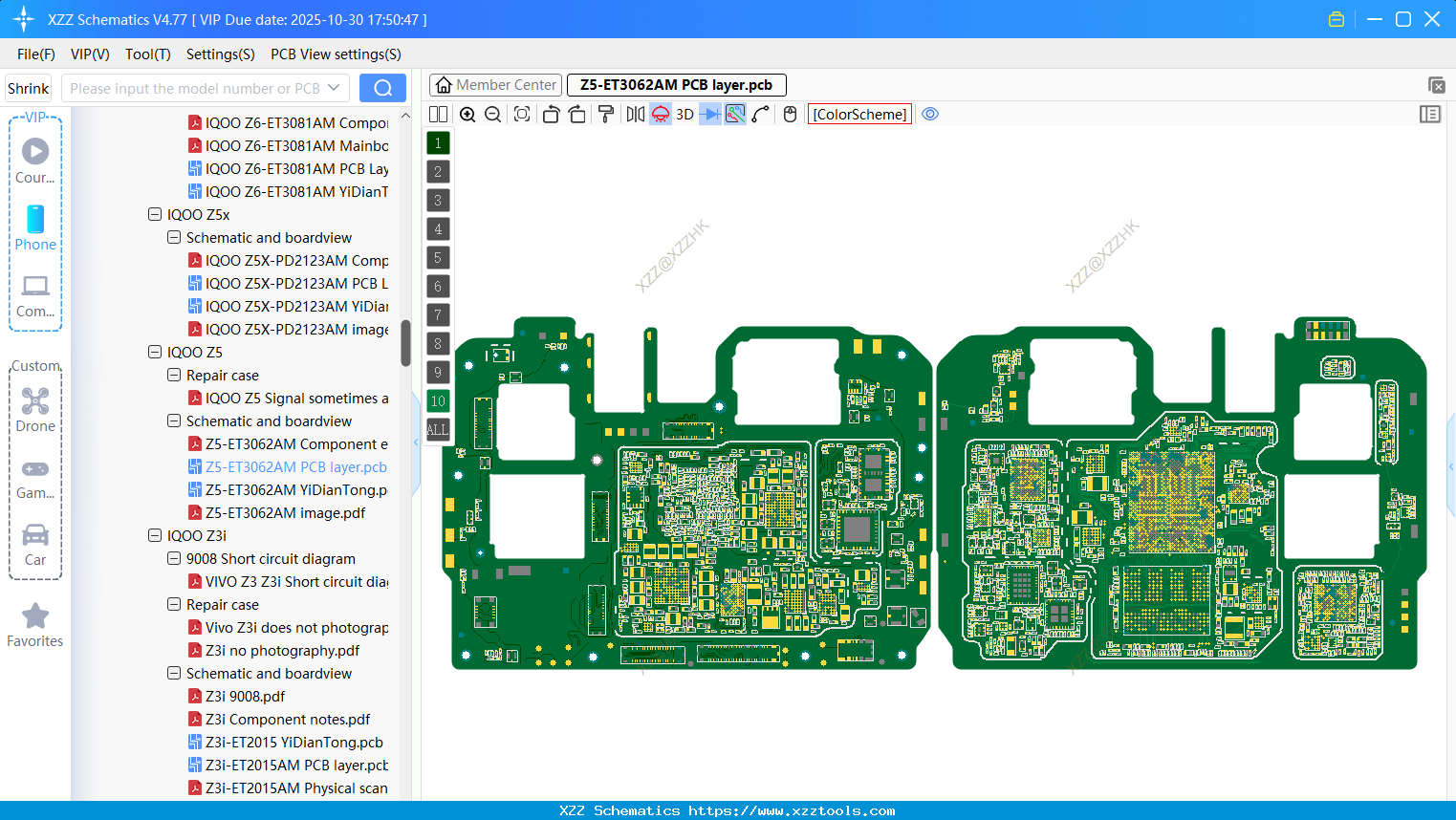 VIVO Z5-ET3062AM PCB Layer